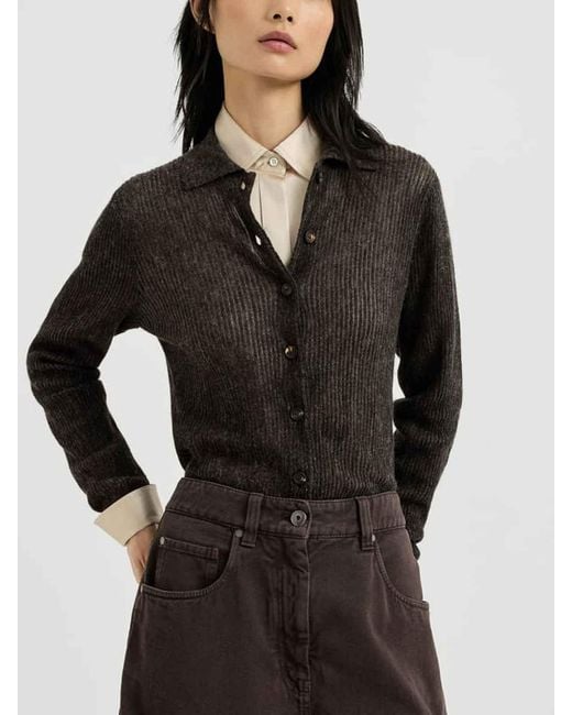 Brunello Cucinelli Black Cardigan
