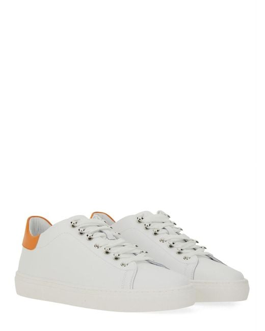 Moschino White Leather Sneaker for men