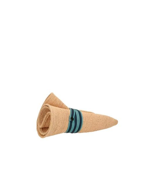 Borsalino Natural Made Of Fine Crochet Raffia for men