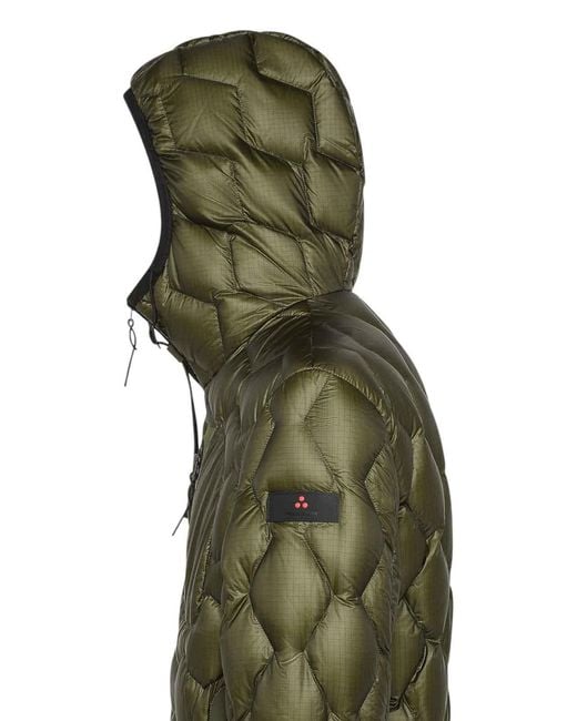 Peuterey Green Padded Coat for men