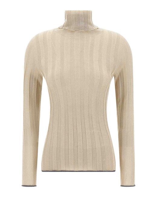 Fabiana Filippi Natural Lurex Sweater