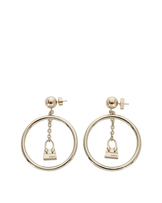Jacquemus Metallic L'anneau Chiquito Earrings