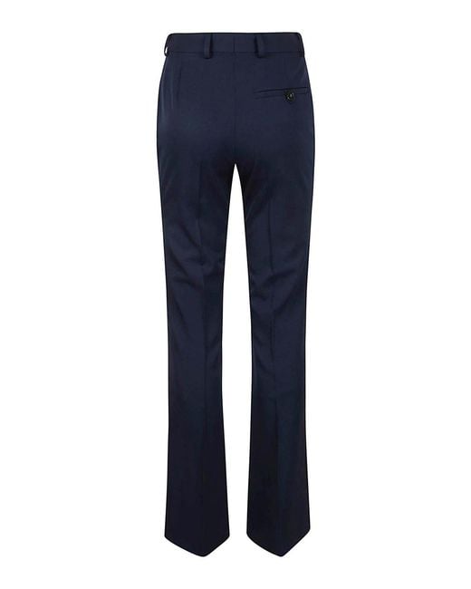 Stella McCartney Blue Low Rise Bootcut Classic Tailoring