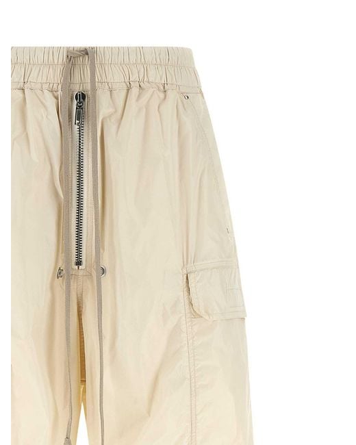 Rick Owens Natural Double Cargo Jumbo Belas Pants