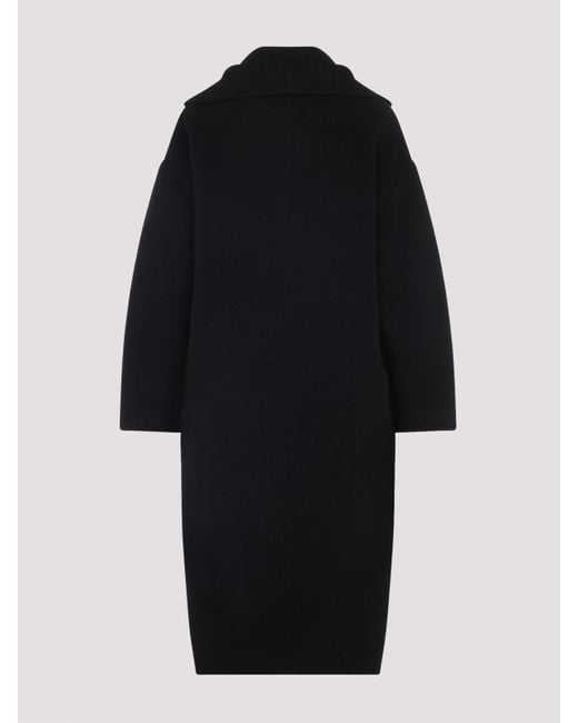 Alberta Ferretti Black Double Coat