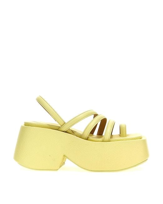 Marsèll Yellow Marsèll Strappy Platform Sandals