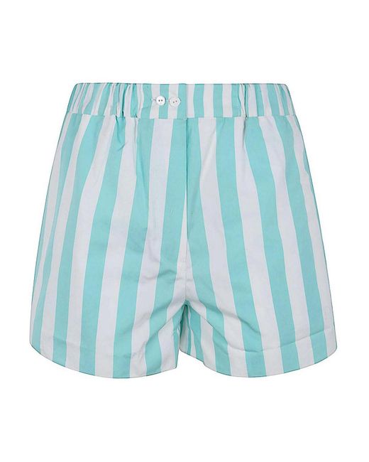 Patou Blue Summer Riviera Shorts