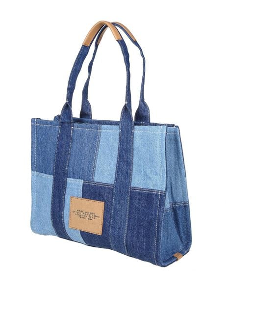Marc Jacobs Blue The Denim Large Tote Bag