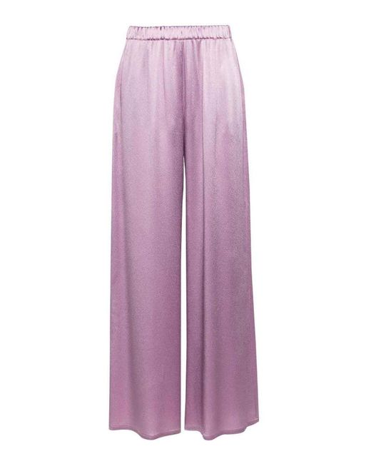 Antonelli Purple Mid-rise Trousers