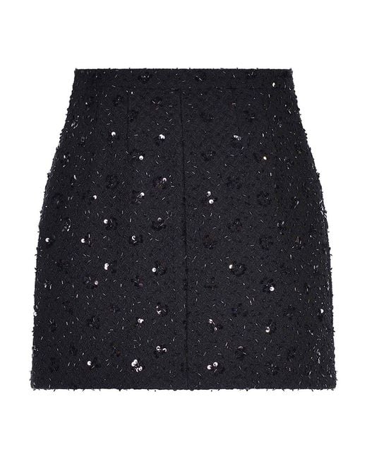 Amen Blue Skirt Made Of Polyester Blend