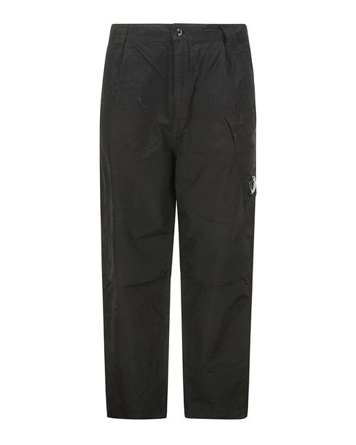 C P Company Black Utility Pants for men
