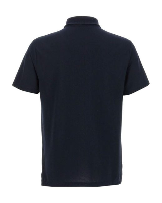 Zanone Black Polo Ice Cotton for men