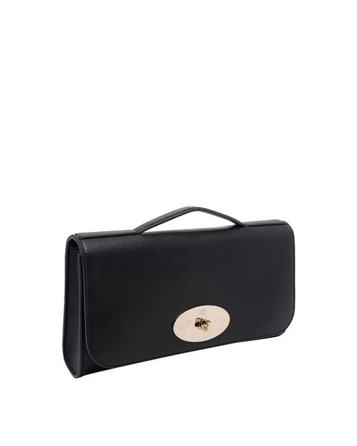Mulberry Black Lily Clutch