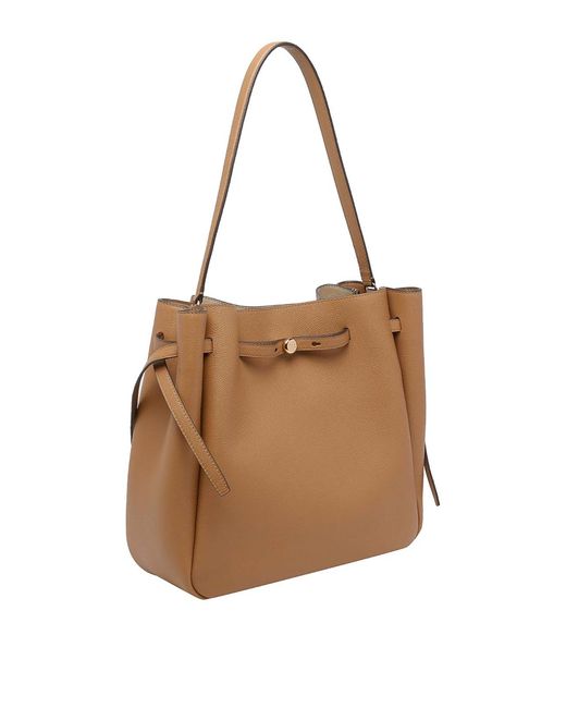 Tory Burch Brown Large Romy Bucket Bag