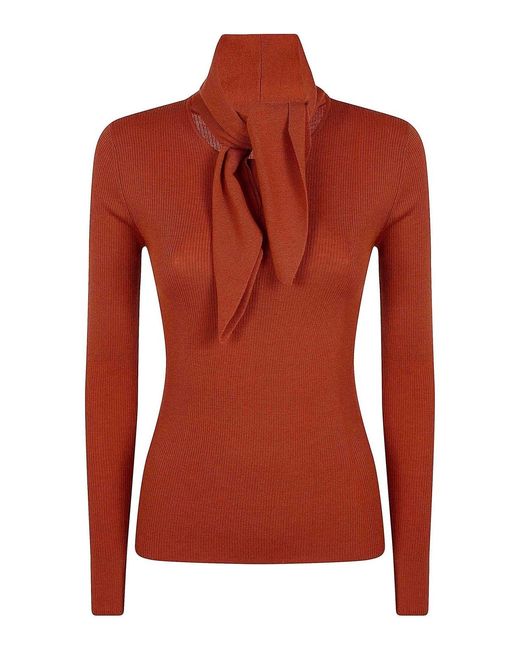 P.A.R.O.S.H. Red Wool Sweater