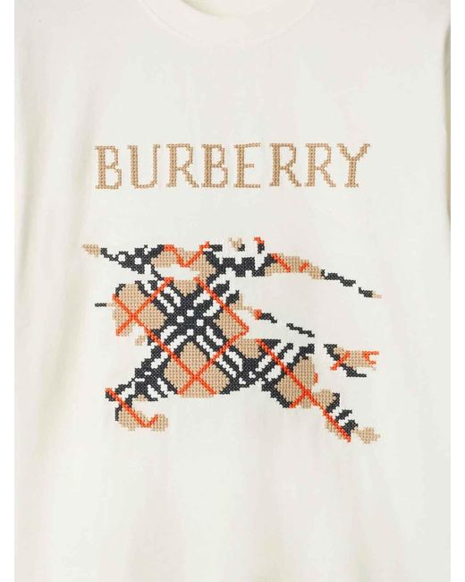 Burberry White T-Shirts for men