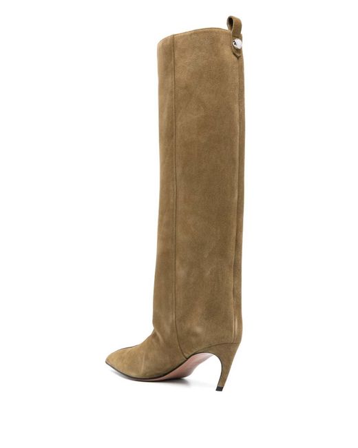The Attico White Military Boot