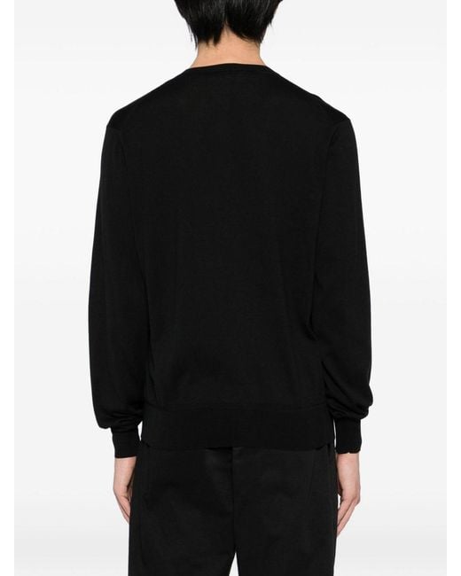 Tom Ford Black Crew Neck Sweater for men
