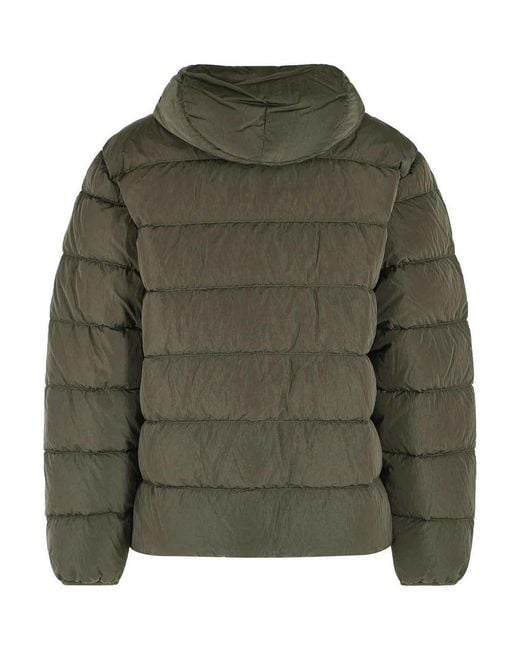 C P Company Green Chrome-R' Polyamide Down Jacket for men