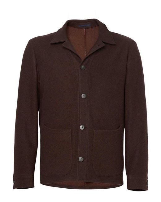 Franzese Collection Brown Model Kaban Jacket for men