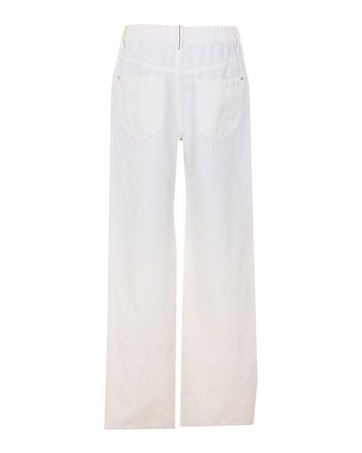 Brunello Cucinelli White Pants