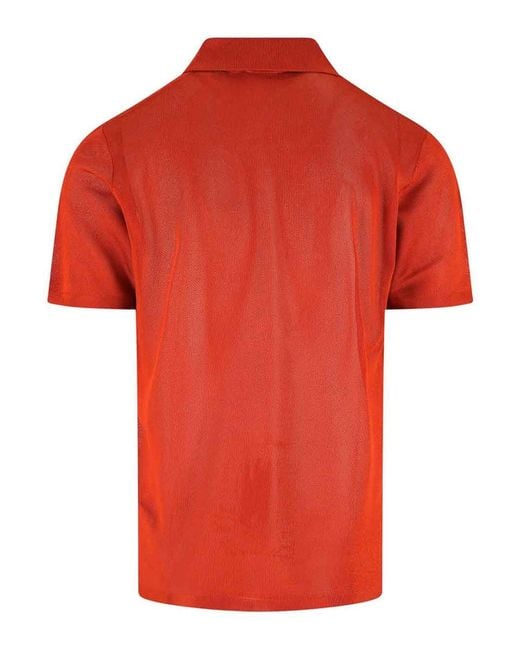 Lacoste Red Polo Shirt for men