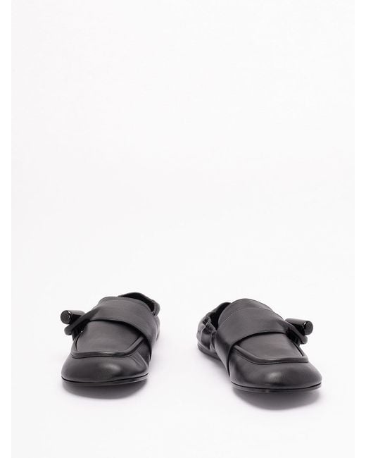 Loewe Gray 'Toggle' Loafers