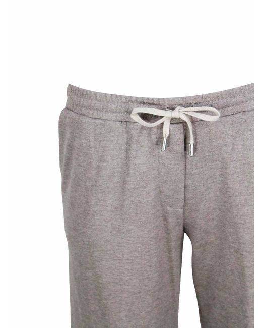 Barba Napoli Gray Trousers