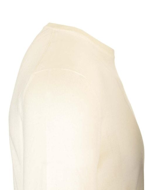 Mauro Ottaviani Natural Crewneck Sweater for men