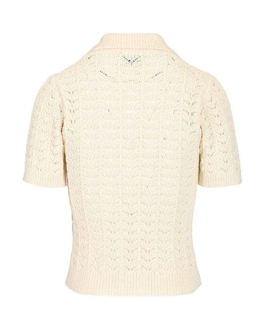 Forte_forte Natural Elegant Polo Shirt