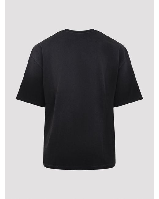 Amiri Black Plains Oversized Tee for men