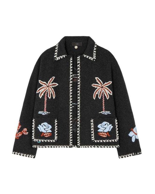 Alanui Black Remember Me Jacke