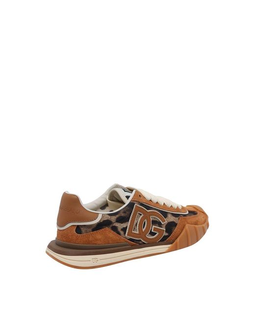 Dolce & Gabbana Brown Sneakers