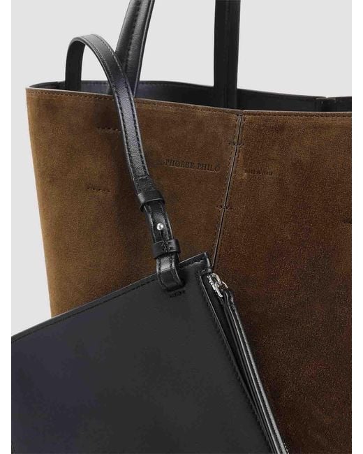 Phoebe Philo Brown Pot Cabas Tote Bag
