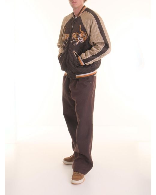 Roberto Cavalli Brown Jacket for men