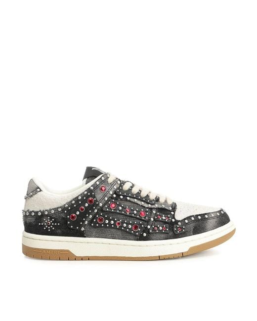 Amiri White Stud Skel Sneaker for men