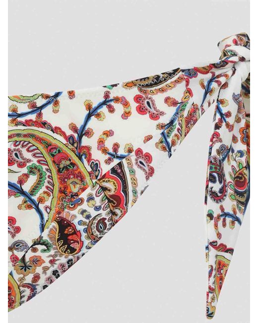 Etro Gray Halter Neck Bikini