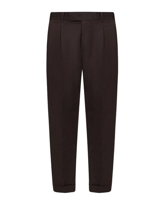 PT Torino Black Pants for men