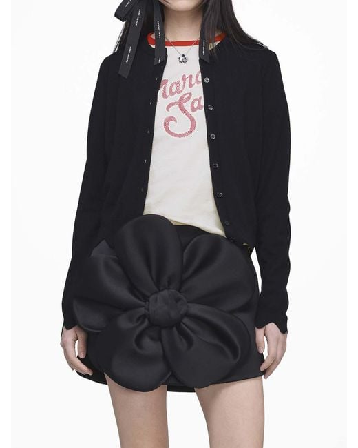 Marc Jacobs Blue Scallop Cardigan