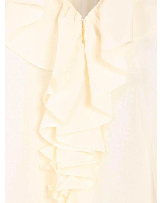 Chloé Natural Long-Sleeved Shirt