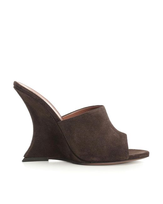 Paris Texas Brown Mules