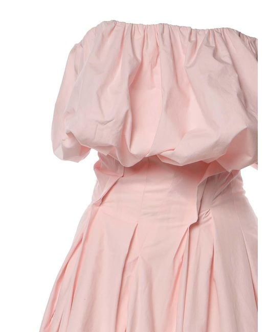 Magda Butrym Pink Short Cotton Dress