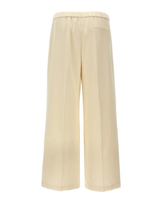 Theory Natural Wide Pull On Pants