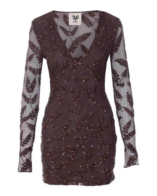 Aniye By Brown Diabolic Chocolate Uma Tube Dress