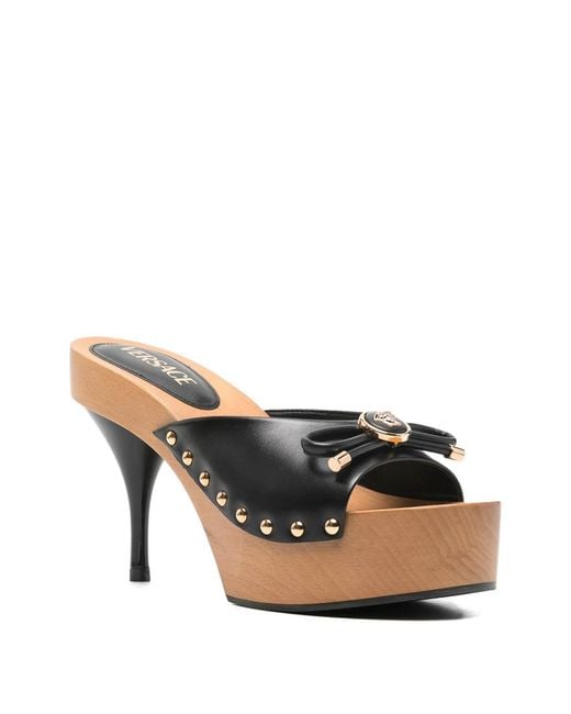 Versace Black Sandals