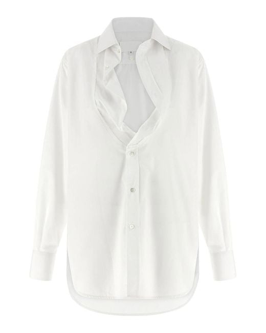 Maison Margiela White Poplin Shirt