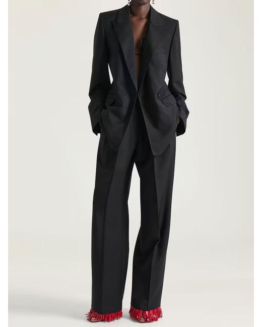 Givenchy Black Double Breasted Tailored Jacket