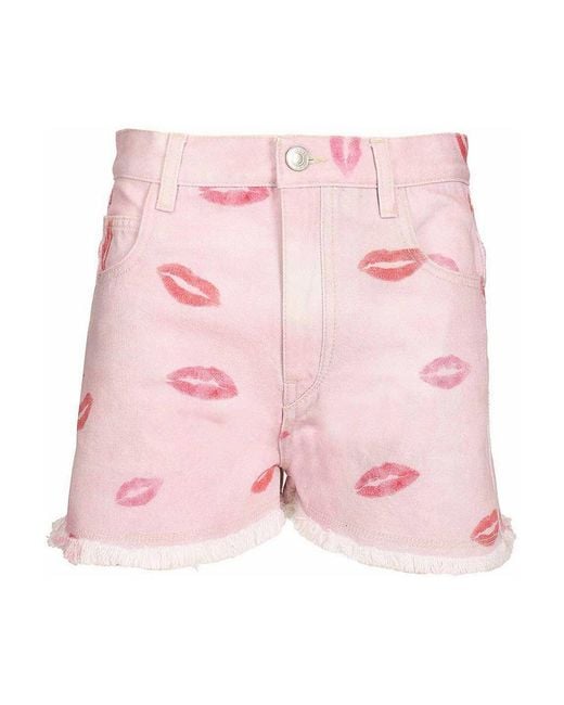 Isabel Marant Pink Lesia Shorts