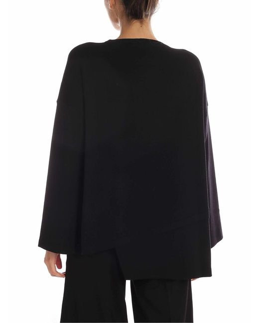 Fuzzi Black Oversize Pullover