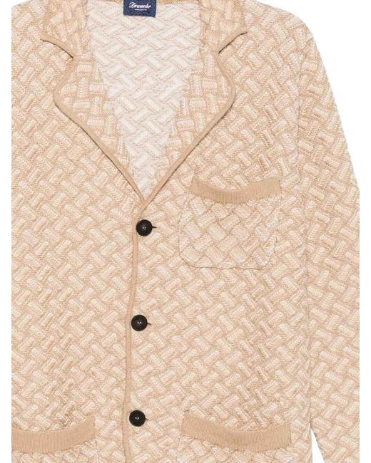 Drumohr Natural Jacket 'Razor Blade' for men